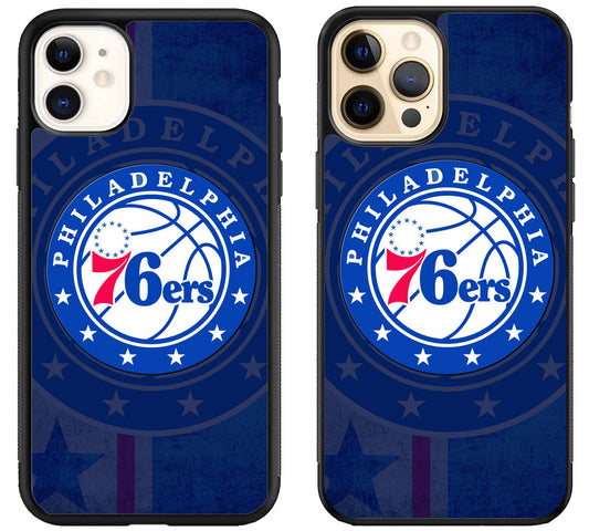 Philadelphia 76ers Background iPhone 12 | 12 Mini | 12 Pro | 12 Pro Max Case