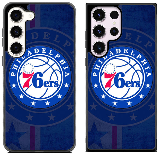 Philadelphia 76ers Background Samsung Galaxy S23 | S23+ | S23 Ultra Case