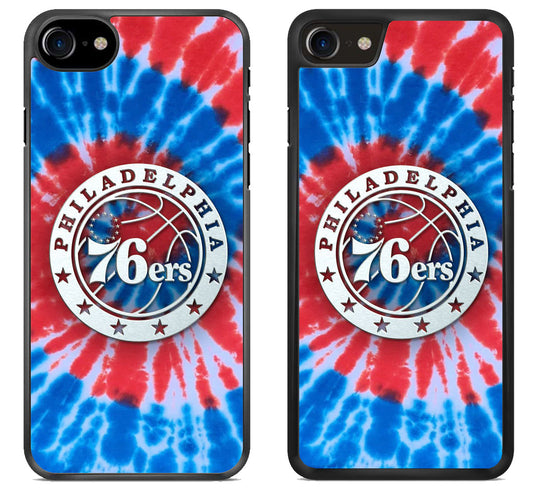 Philadelphia 76ers Logo Tye Die iPhone SE 2020 | iPhone SE 2022 Case