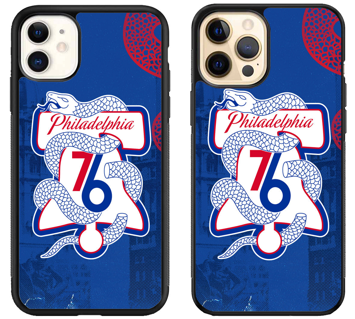 Philadelphia 76ers Logo iPhone 12 | 12 Mini | 12 Pro | 12 Pro Max Case