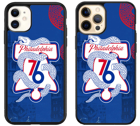 Philadelphia 76ers Logo iPhone 12 | 12 Mini | 12 Pro | 12 Pro Max Case