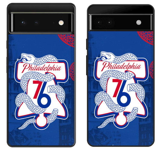 Philadelphia 76ers Logo Google Pixel 6 | 6A | 6 Pro Case