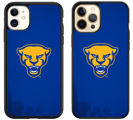 Pittsburgh Panthers Logo iPhone 12 | 12 Mini | 12 Pro | 12 Pro Max Case