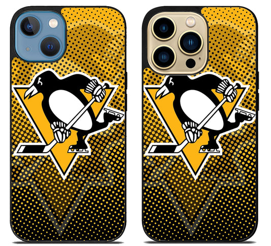 Pittsburgh Penguins Background iPhone 14 | 14 Plus | 14 Pro | 14 Pro Max Case