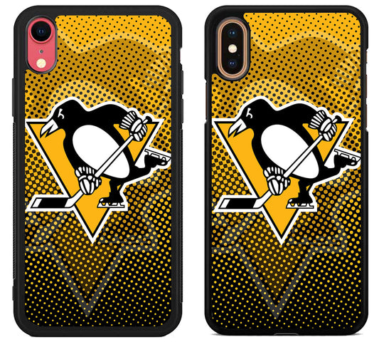 Pittsburgh Penguins Background iPhone X | Xs | Xr | Xs Max Case