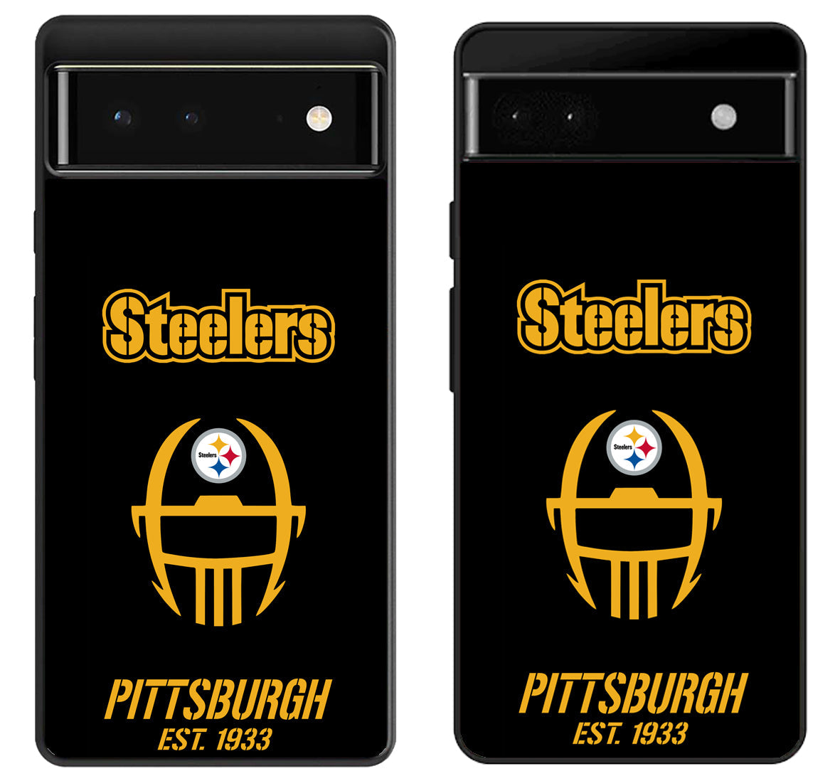 Pittsburgh Steelers Black Google Pixel 6 | 6A | 6 Pro Case