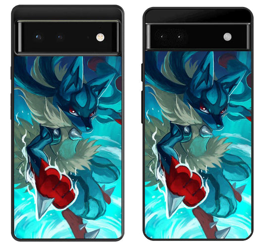 Pokemon Lucario Style Google Pixel 6 | 6A | 6 Pro Case