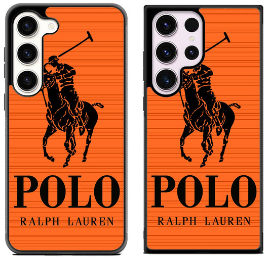Polo Ralph Lauren Orange Samsung Galaxy S23 | S23+ | S23 Ultra Case