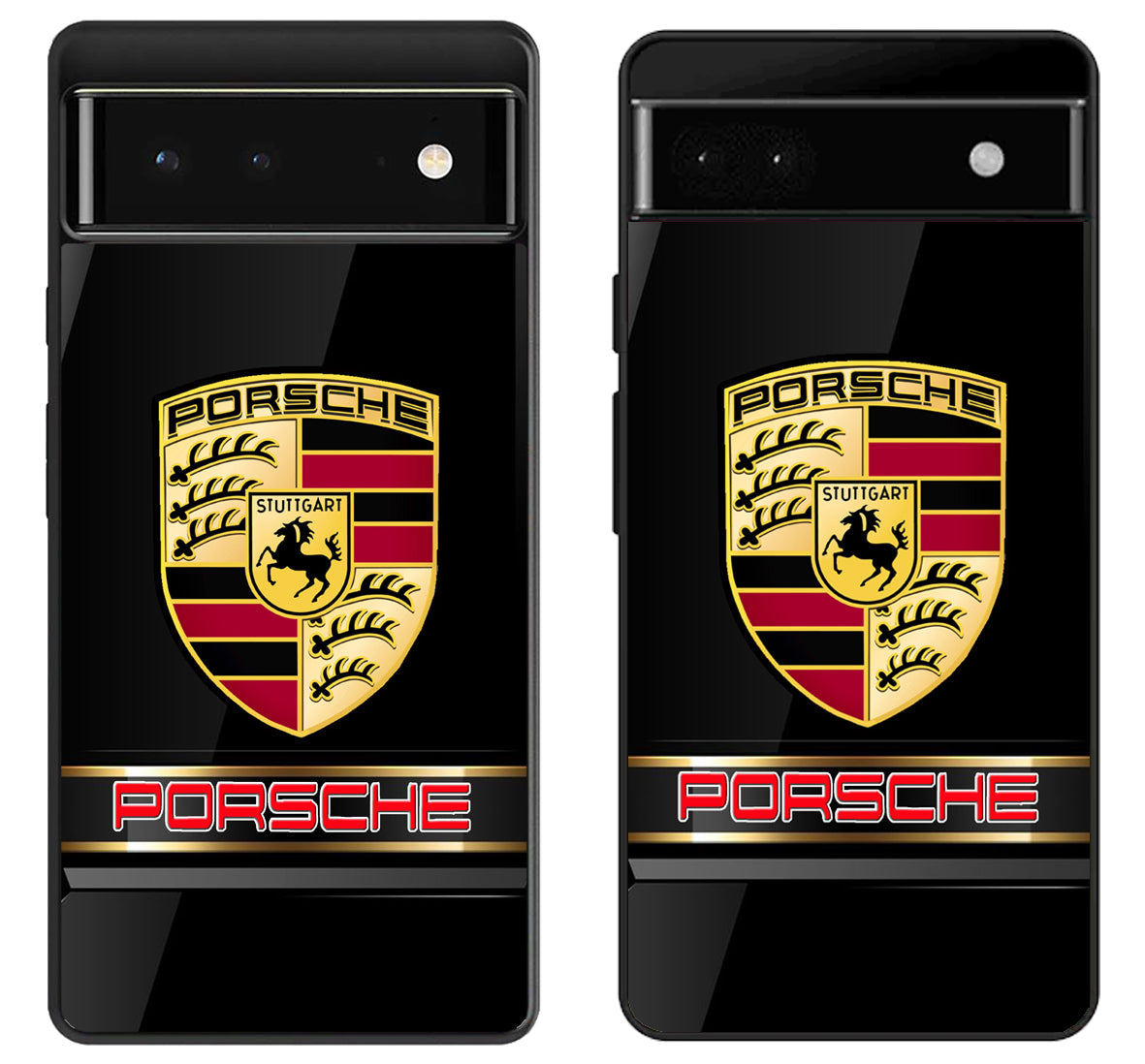 Porsche Blak Metallic Google Pixel 6 | 6A | 6 Pro Case