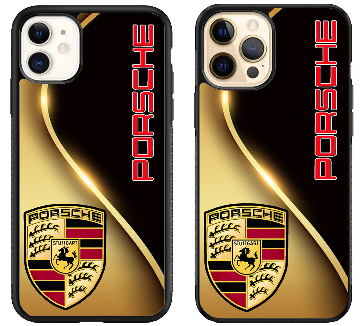 Porsche Gold Metallic iPhone 12 | 12 Mini | 12 Pro | 12 Pro Max Case