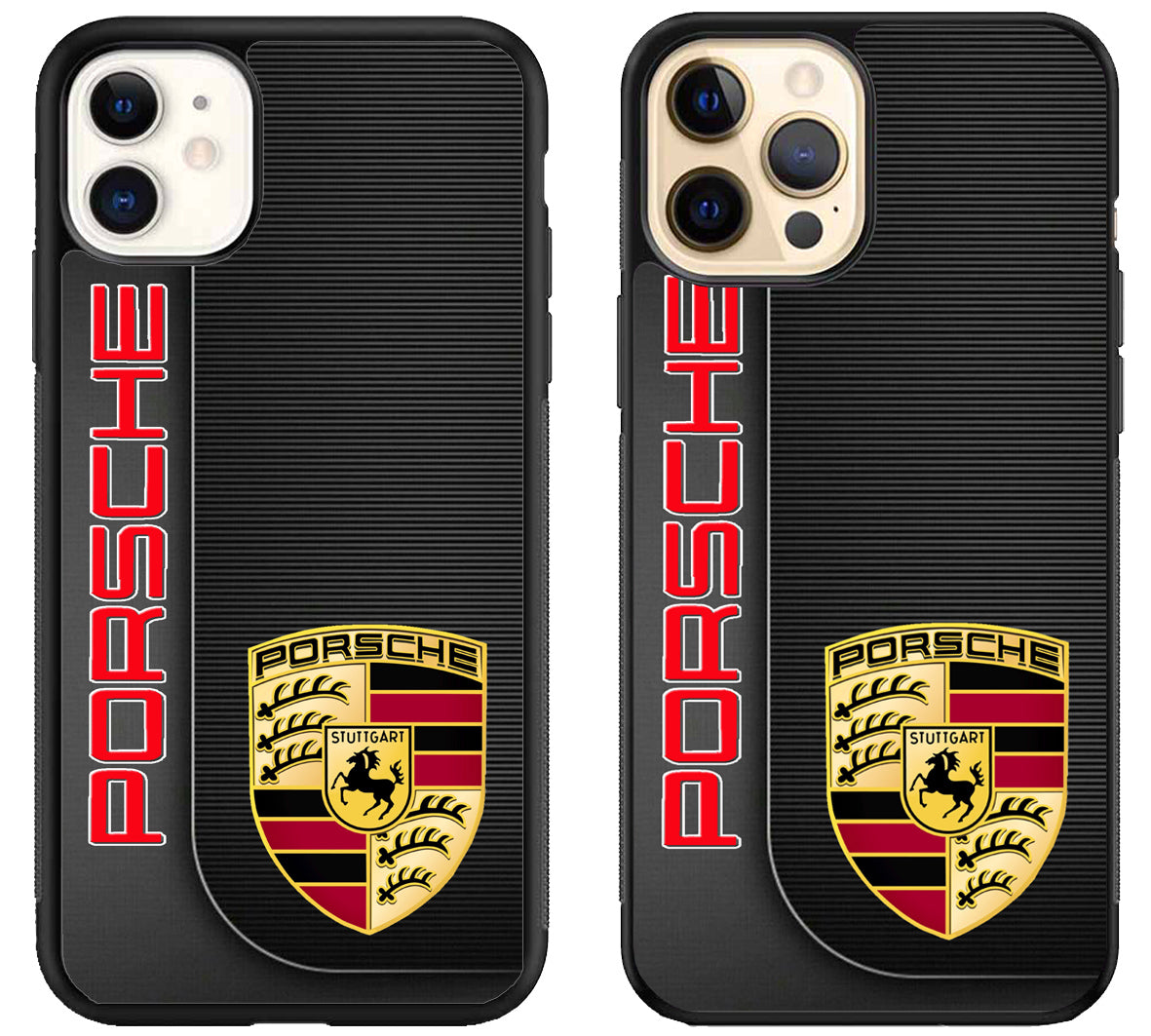 Porsche Red Black iPhone 12 | 12 Mini | 12 Pro | 12 Pro Max Case