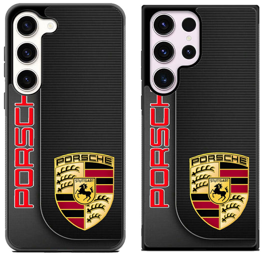 Porsche Red Black Samsung Galaxy S23 | S23+ | S23 Ultra Case