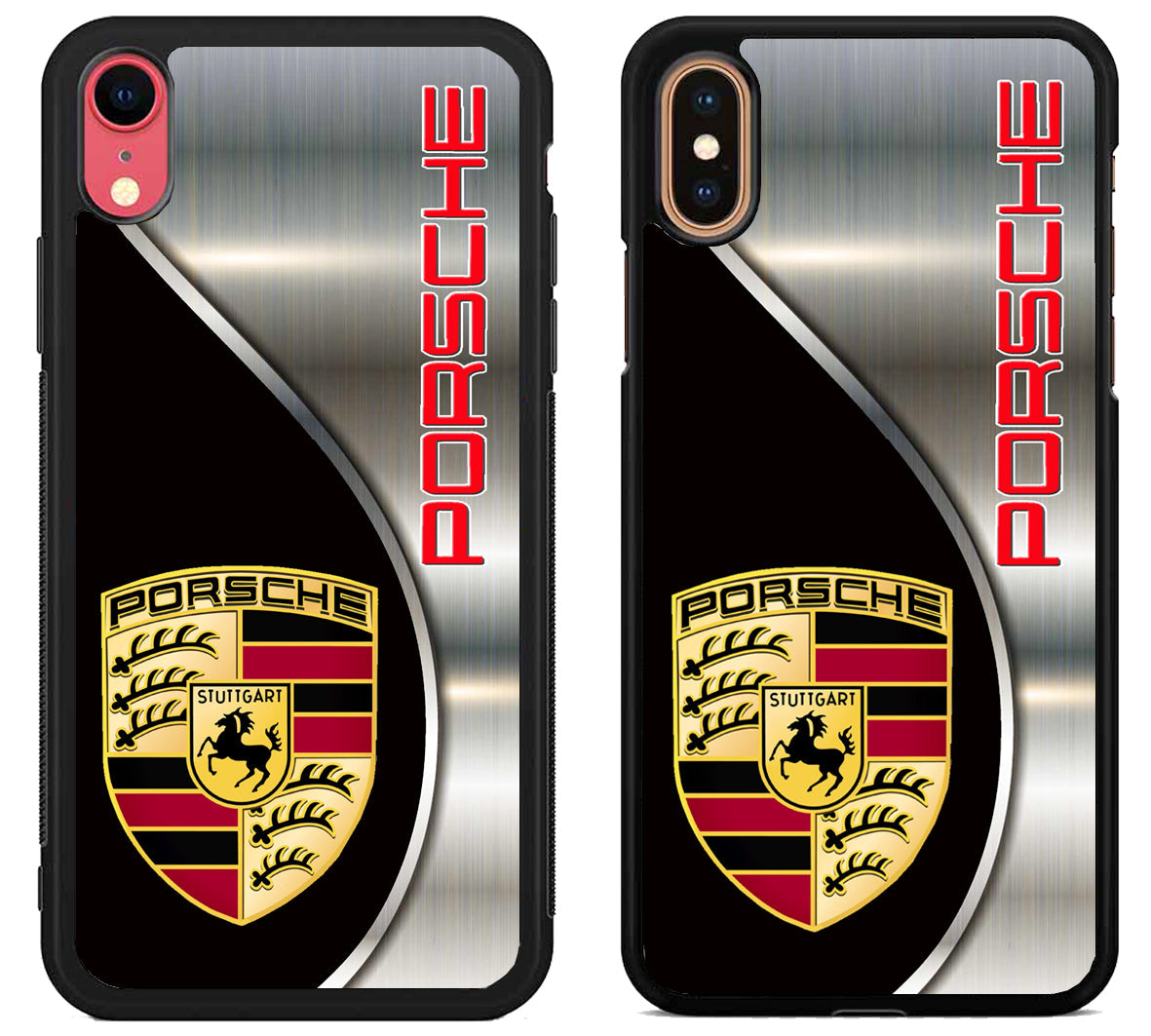 Porsche Silver Metallic iPhone X | Xs | Xr | Xs Max Case