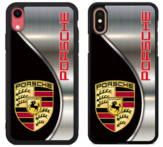 Porsche Silver Metallic iPhone X | Xs | Xr | Xs Max Case