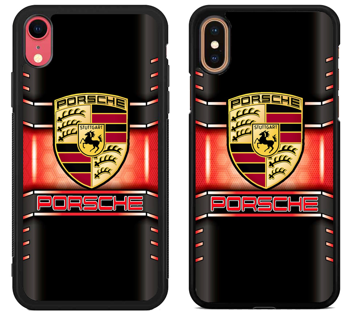 Porsche Logo Metallic iPhone X | Xs | Xr | Xs Max Case