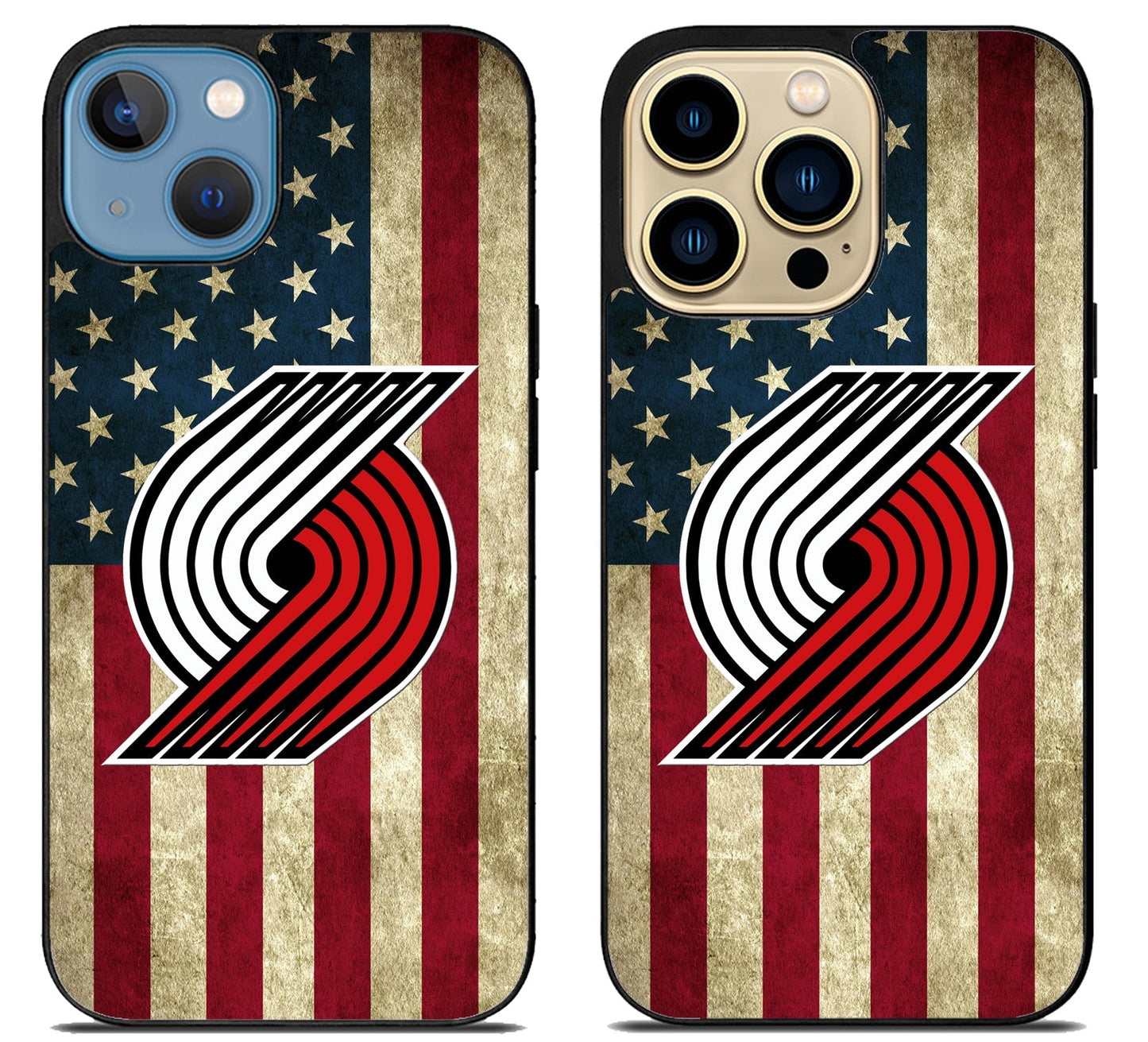 Portland Trail Blazers Logo Flag iPhone 14 | 14 Plus | 14 Pro | 14 Pro Max Case