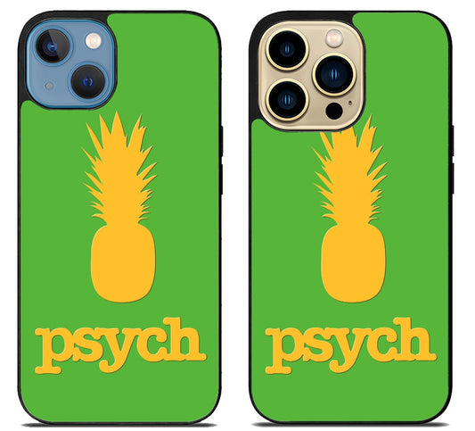 Psych Pineapple iPhone 14 | 14 Plus | 14 Pro | 14 Pro Max Case