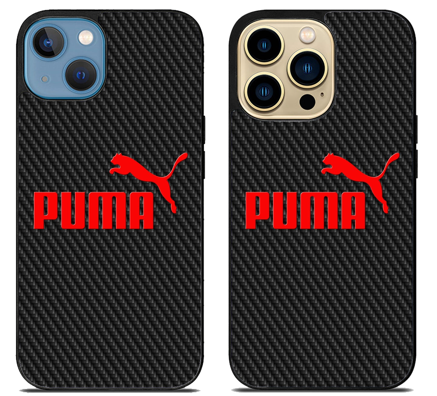 Puma Black Carbon iPhone 14 | 14 Plus | 14 Pro | 14 Pro Max Case
