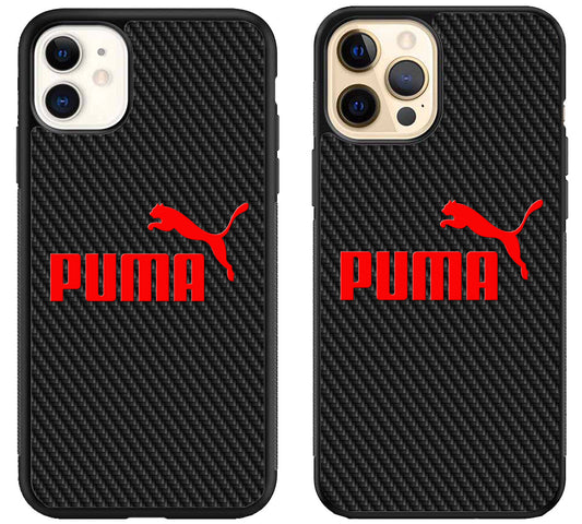 Puma Black Carbon iPhone 12 | 12 Mini | 12 Pro | 12 Pro Max Case