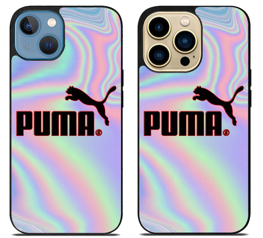 Puma Logo Holographic iPhone 14 | 14 Plus | 14 Pro | 14 Pro Max Case