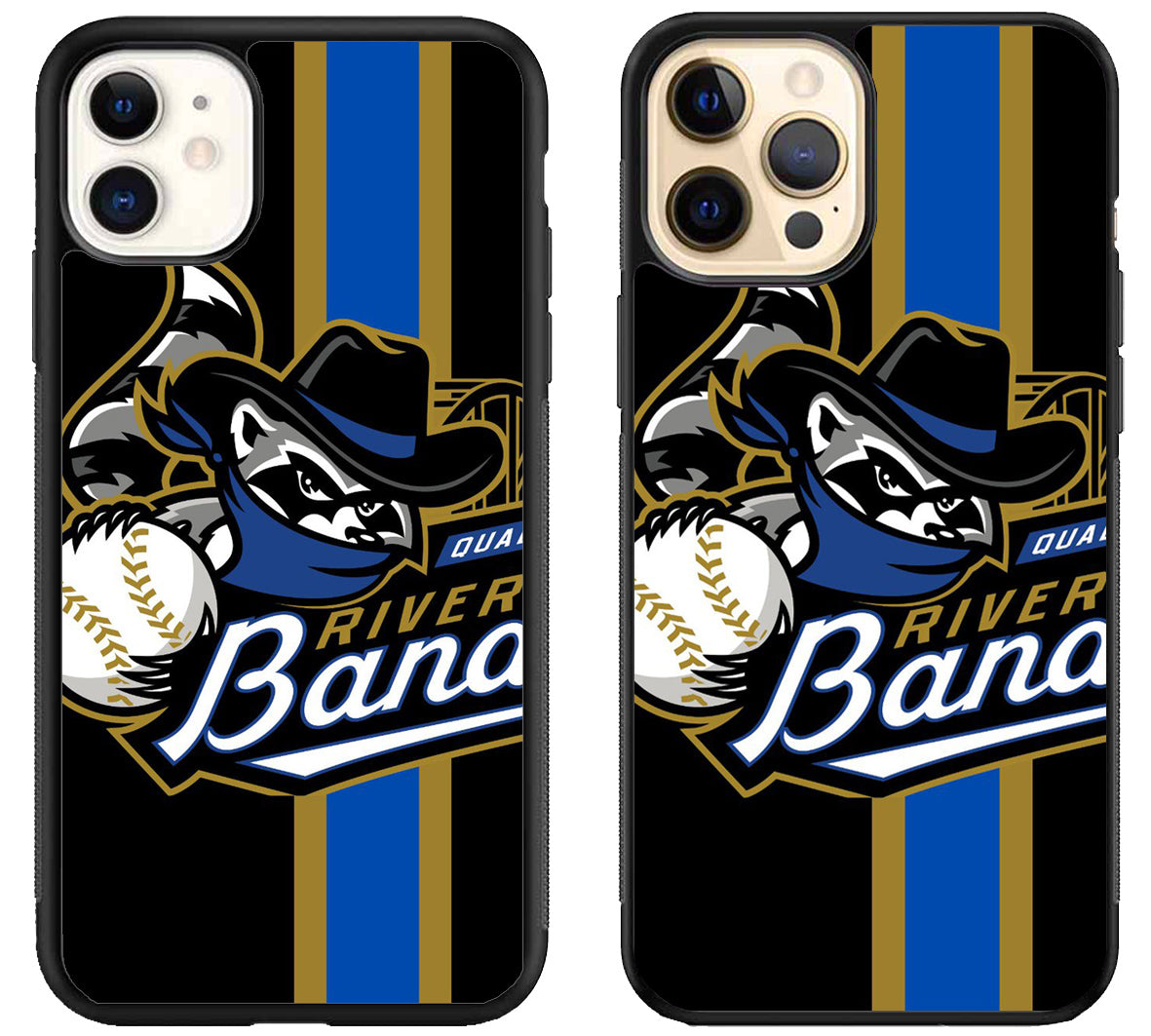Quad Cities River Bandits Wallpaper iPhone 12 | 12 Mini | 12 Pro | 12 Pro Max Case