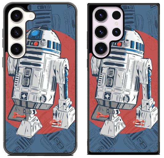 R2D2 Star Wars Background Samsung Galaxy S23 | S23+ | S23 Ultra Case
