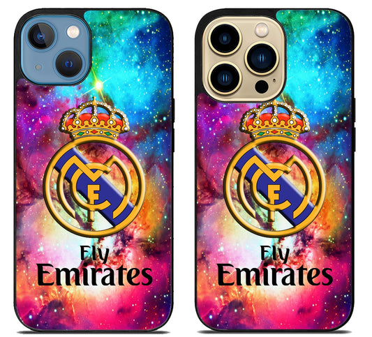 Real madrid Logo Galaxy iPhone 14 | 14 Plus | 14 Pro | 14 Pro Max Case