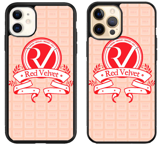 Red Velvet Logo iPhone 12 | 12 Mini | 12 Pro | 12 Pro Max Case
