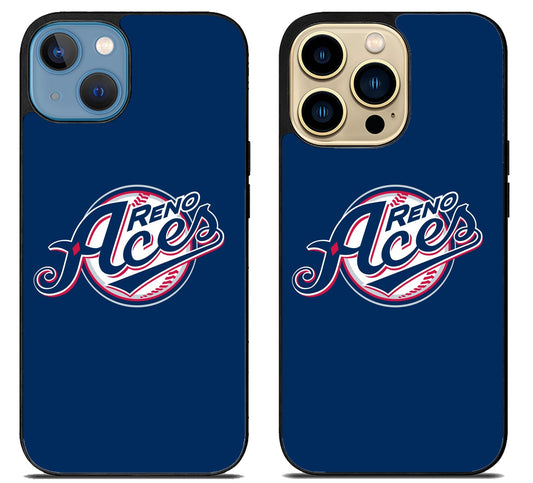 Reno Aces Baseball Blue iPhone 14 | 14 Plus | 14 Pro | 14 Pro Max Case