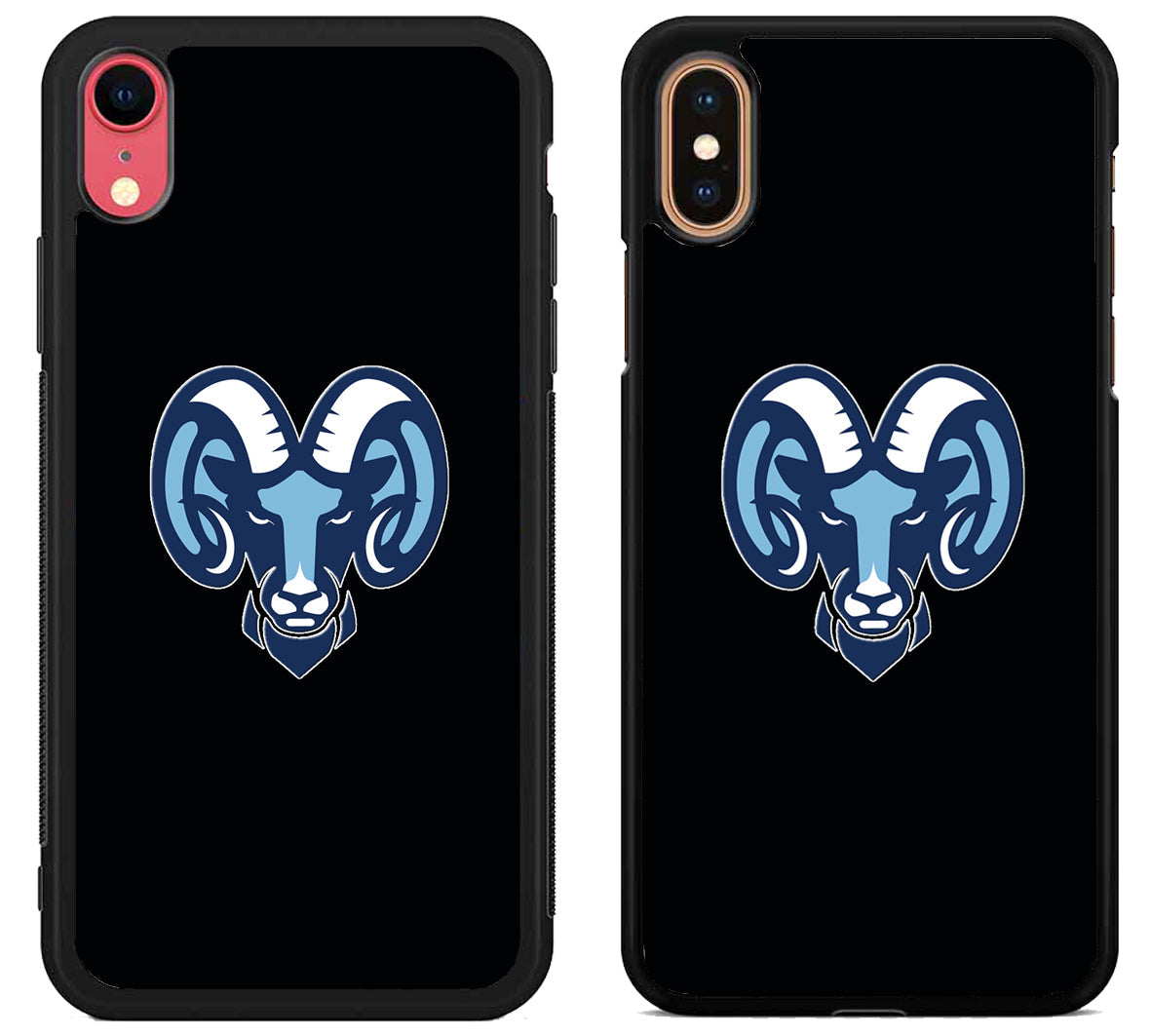 Rhode Island Rams Black iPhone X | Xs | Xr | Xs Max Case