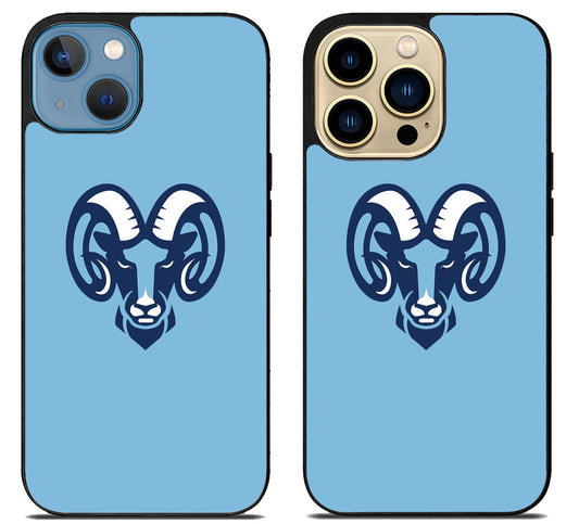 Rhode Island Rams Logo iPhone 14 | 14 Plus | 14 Pro | 14 Pro Max Case