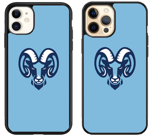 Rhode Island Rams Logo iPhone 12 | 12 Mini | 12 Pro | 12 Pro Max Case
