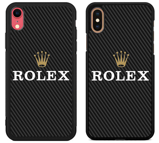 Rolex Black Carbon iPhone X | Xs | Xr | Xs Max Case
