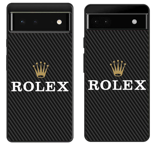 Rolex Black Carbon Google Pixel 6 | 6A | 6 Pro Case