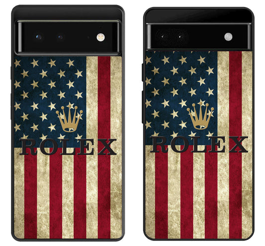 Rolex Logo Flag Google Pixel 6 | 6A | 6 Pro Case