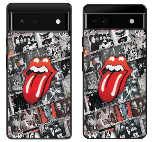 Rolling Stones Collage Google Pixel 6 | 6A | 6 Pro Case