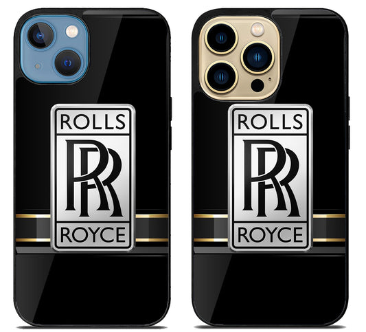 Rolls Royce Black Metallic iPhone 14 | 14 Plus | 14 Pro | 14 Pro Max Case