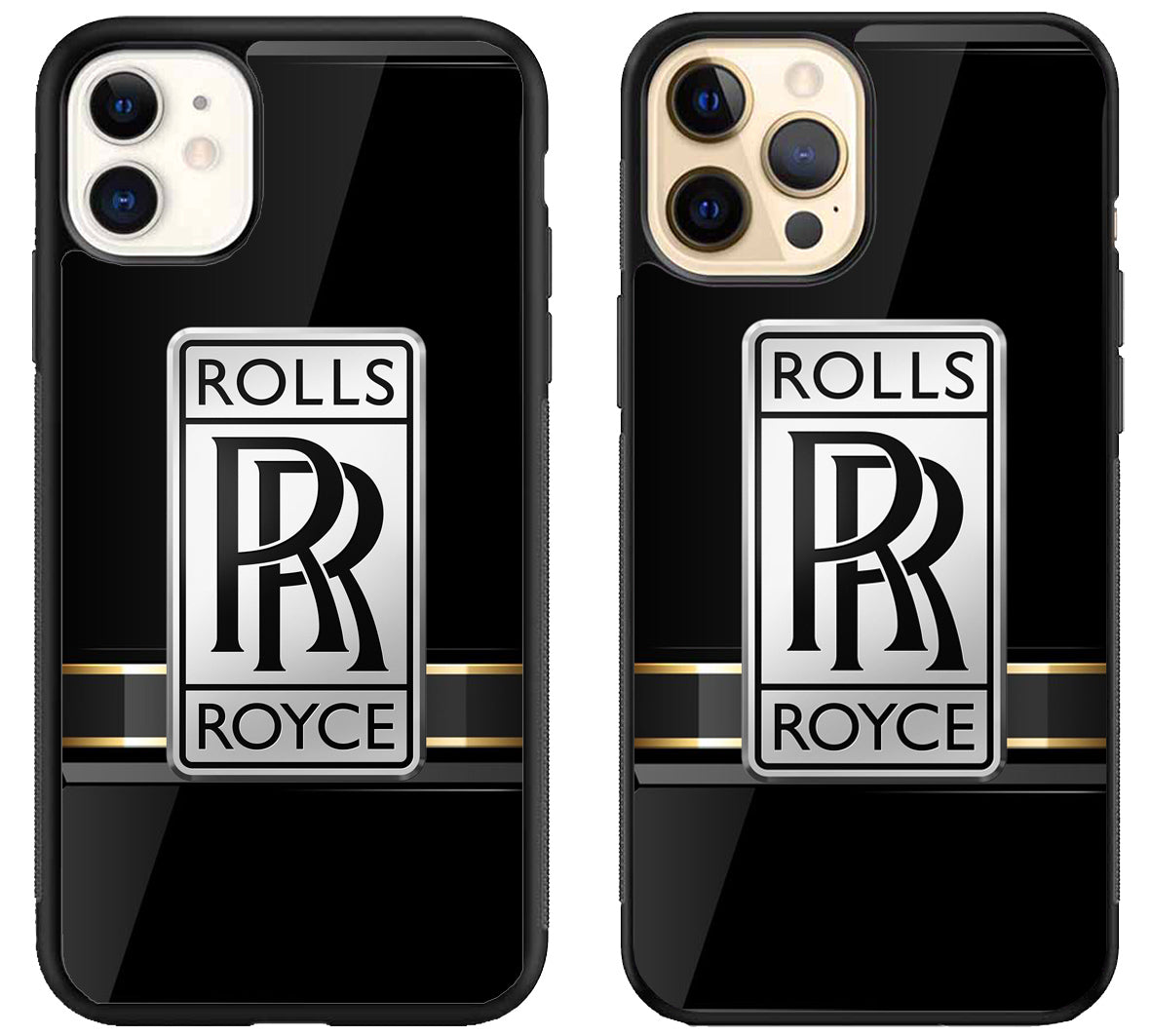 Rolls Royce Black Metallic iPhone 12 | 12 Mini | 12 Pro | 12 Pro Max Case