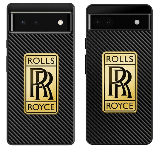 Rolls Royce Gold Carbon Google Pixel 6 | 6A | 6 Pro Case