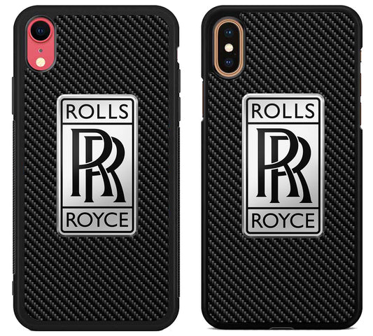 Rolls Royce Logo Carbon iPhone X | Xs | Xr | Xs Max Case