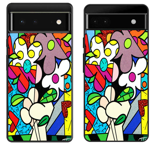 Romero Britto Background Google Pixel 6 | 6A | 6 Pro Case
