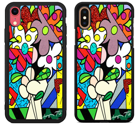 Romero Britto Background iPhone X | Xs | Xr | Xs Max Case
