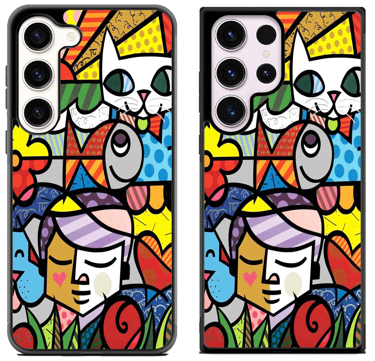 Romero Britto Collage Samsung Galaxy S23 | S23+ | S23 Ultra Case