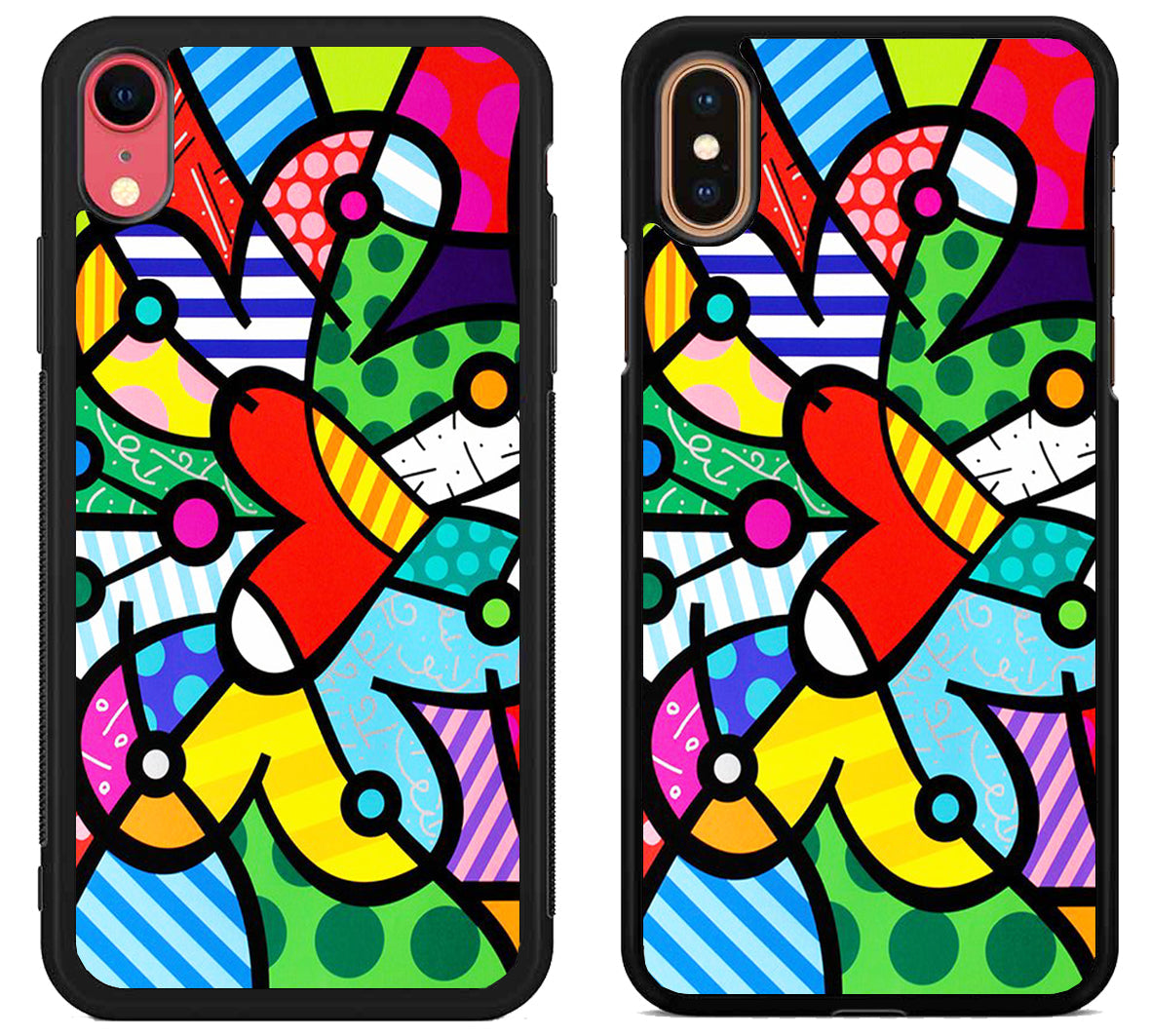 Romero Britto Wallpaper iPhone X | Xs | Xr | Xs Max Case