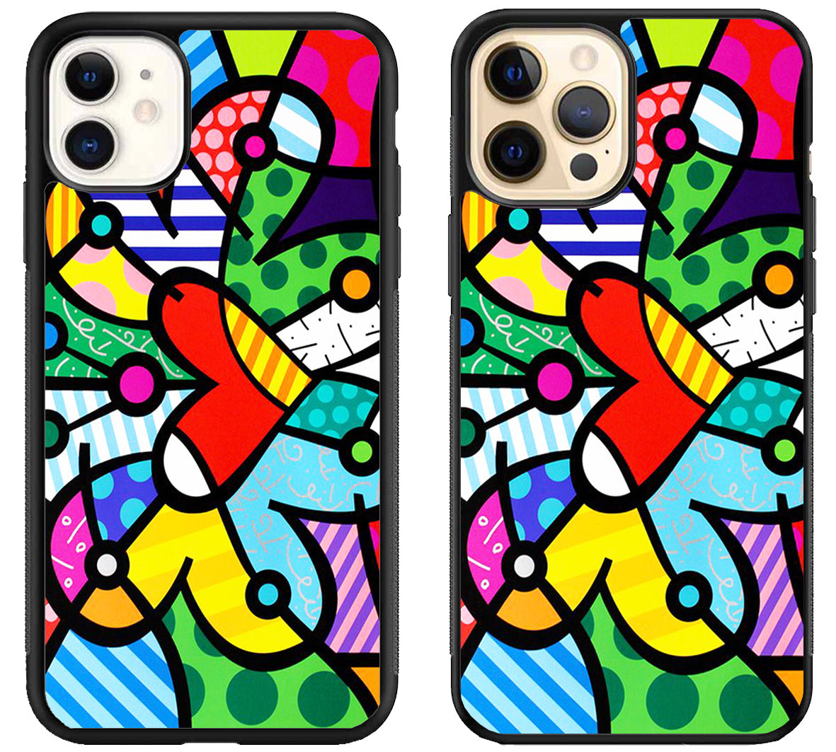 Romero Britto Wallpaper iPhone 12 | 12 Mini | 12 Pro | 12 Pro Max Case