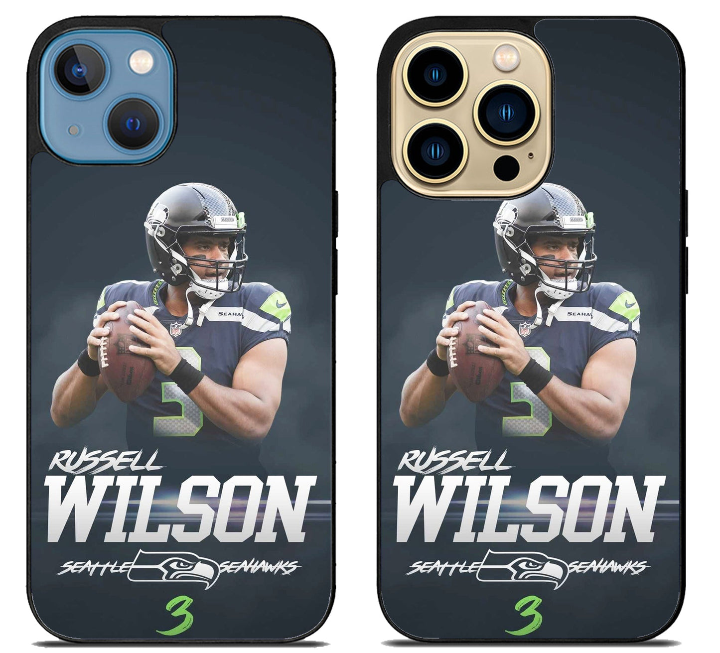 Russell Wilson Seahawks Style iPhone 14 | 14 Plus | 14 Pro | 14 Pro Max Case