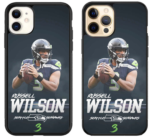 Russell Wilson Seattle Seahawks Style iPhone 12 | 12 Mini | 12 Pro | 12 Pro Max Case