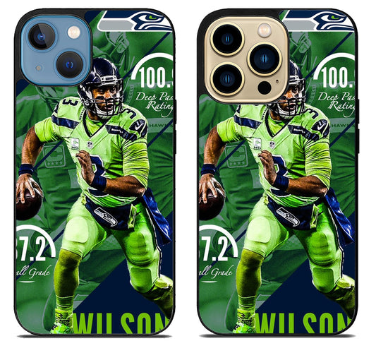 Russell Wilson Wallpaper iPhone 14 | 14 Plus | 14 Pro | 14 Pro Max Case