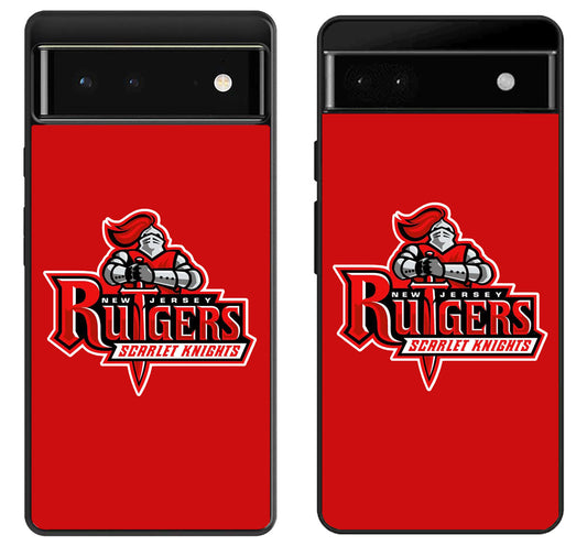 Rutgers Scarlet Knights Logo Google Pixel 6 | 6A | 6 Pro Case