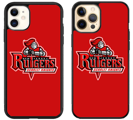 Rutgers Scarlet Knights Logo iPhone 12 | 12 Mini | 12 Pro | 12 Pro Max Case